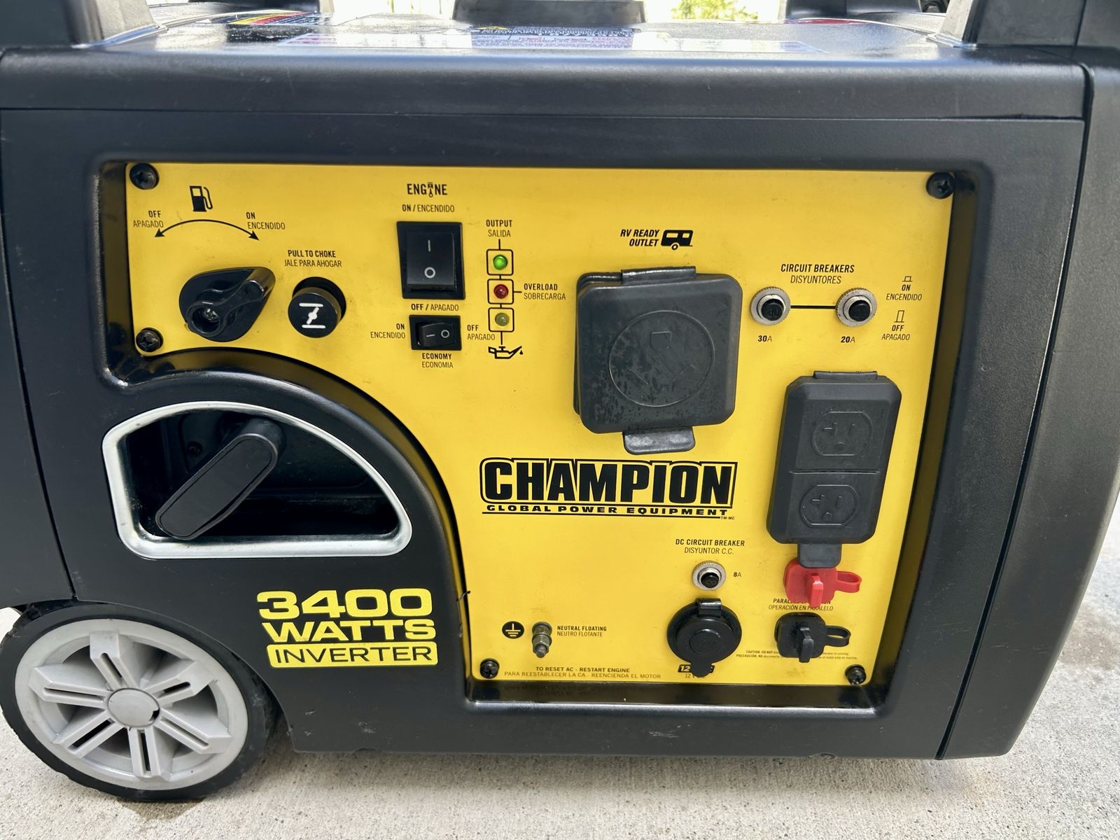 Champion 3400 Watt Inverter Generator