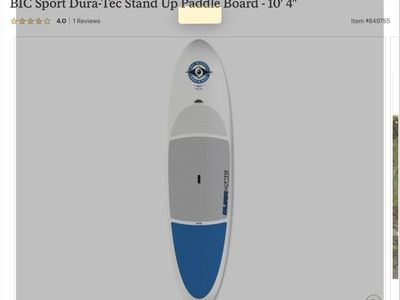 BIC Paddle Board with paddle