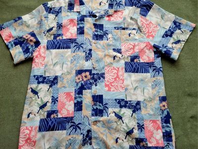 Men’s Caribbean Joe Tropical Hawaiian Shirt - Size Large (Pristine Condition)