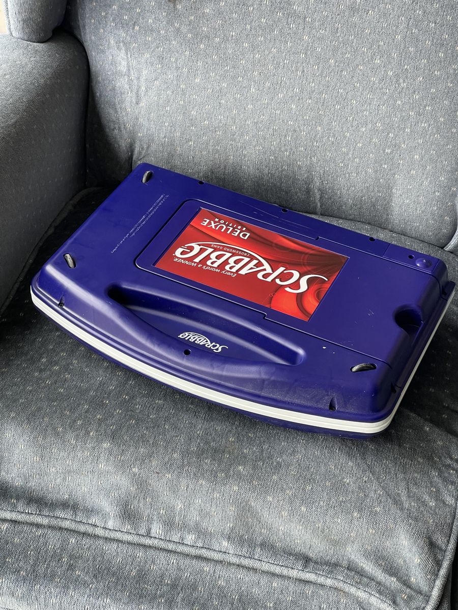 Vintage Scrabble Board Game w/ Rotating Board