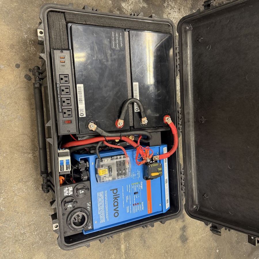Mobile power system in 1650 pelican case