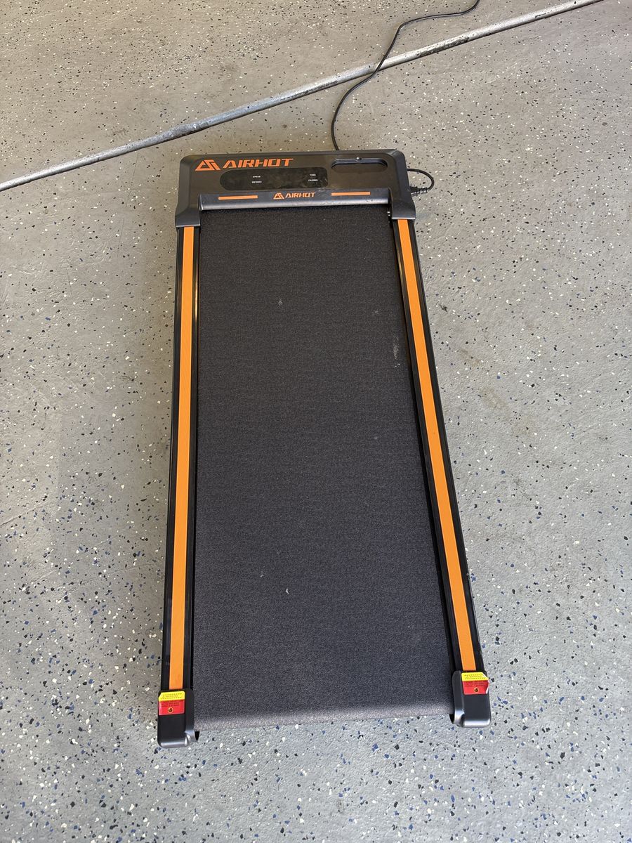 AIRHOT Walking Pad Under Desk Treadmill - Black/Orange