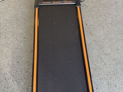 AIRHOT Walking Pad Under Desk Treadmill - Black/Orange