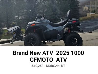New 2025 1000 CFMOTTO ATV WPL0W