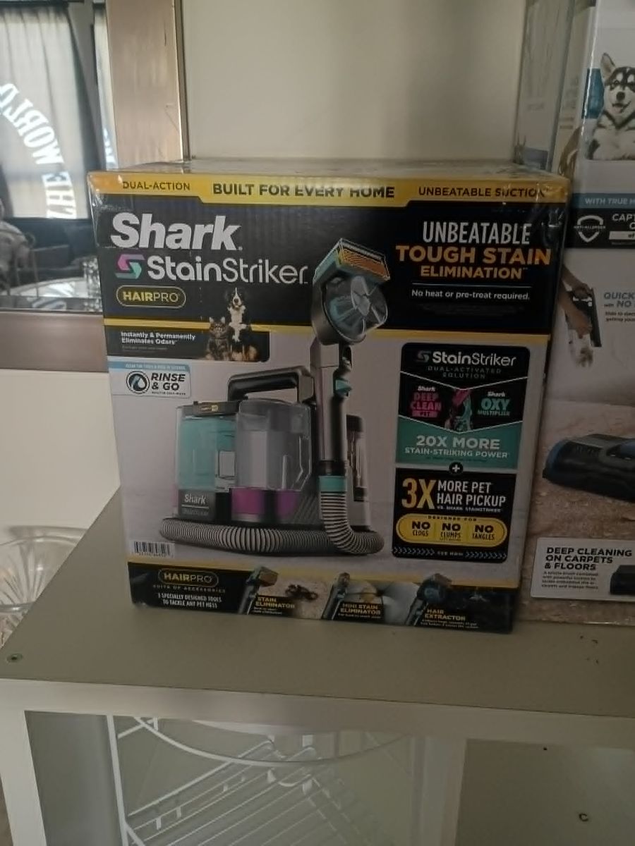 NEW Shark StainStriker HairPro Portable Spot & Stain Cleaner - Brand New In Box