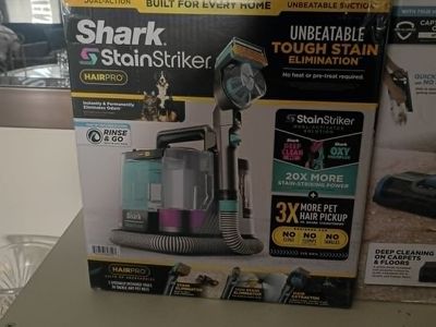 NEW Shark StainStriker HairPro Portable Spot & Stain Cleaner - Brand New In Box