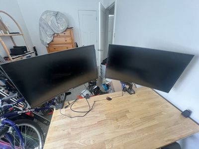 Monitors and adjustable arms