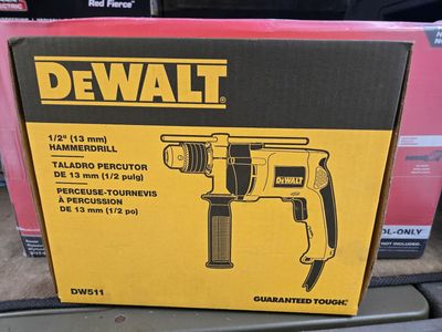 Brand New DeWalt DW511 1/2" Hammer Drill – $70 (Retail $119)!