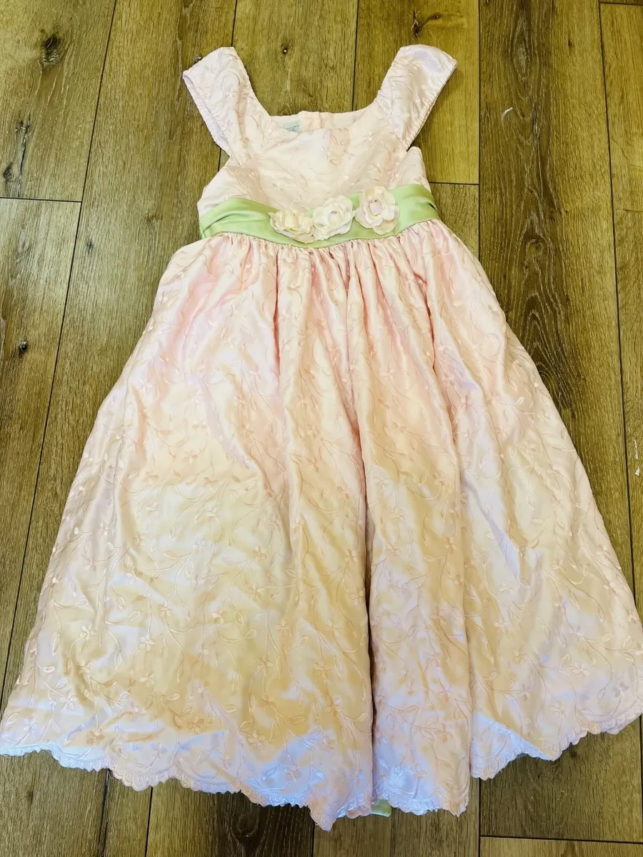 girl's party dress size 14 pink
