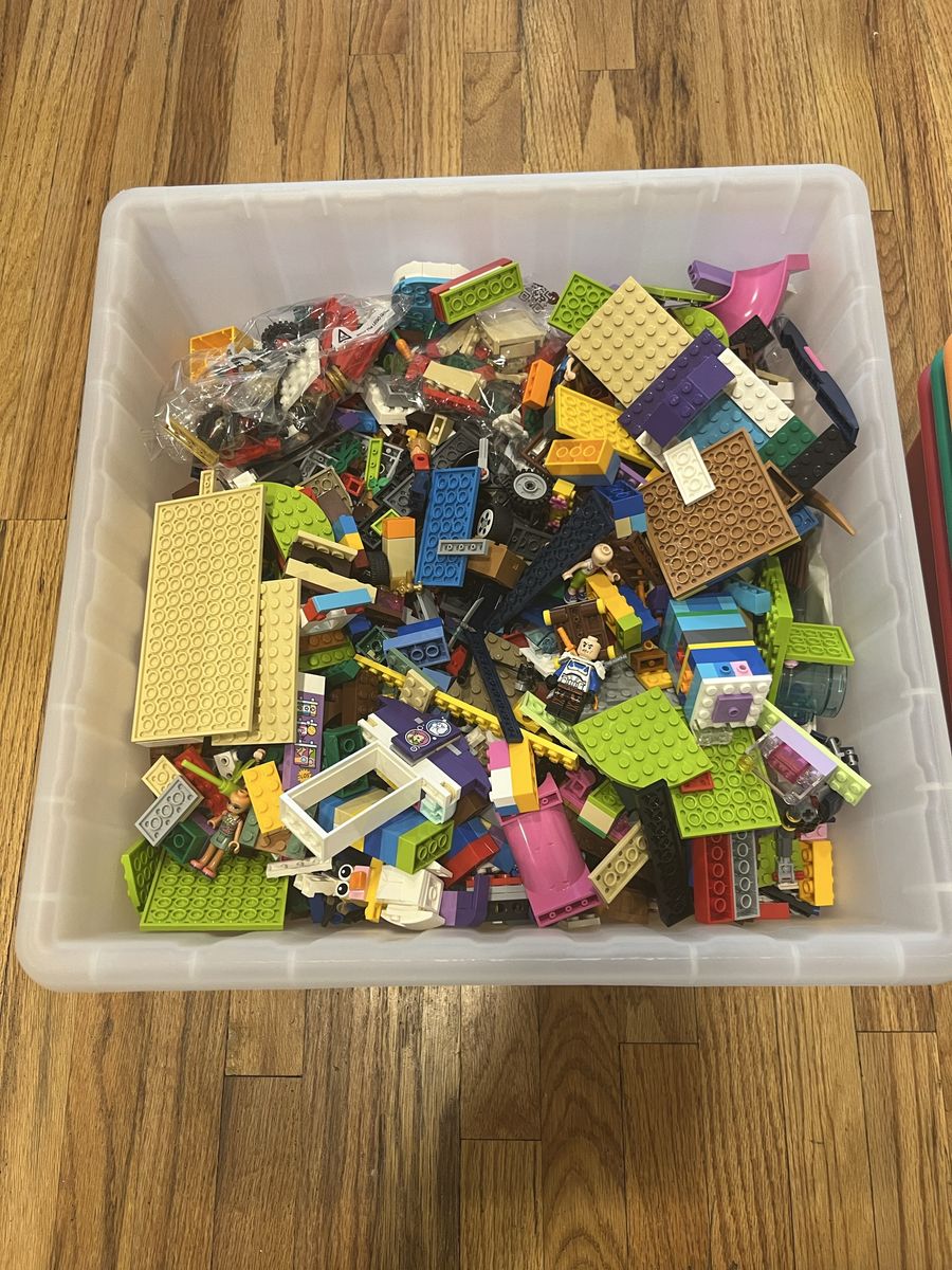 LEGO Bulk Lot 13.75 LBS - Bricks, Plates, Pieces & Minifigures