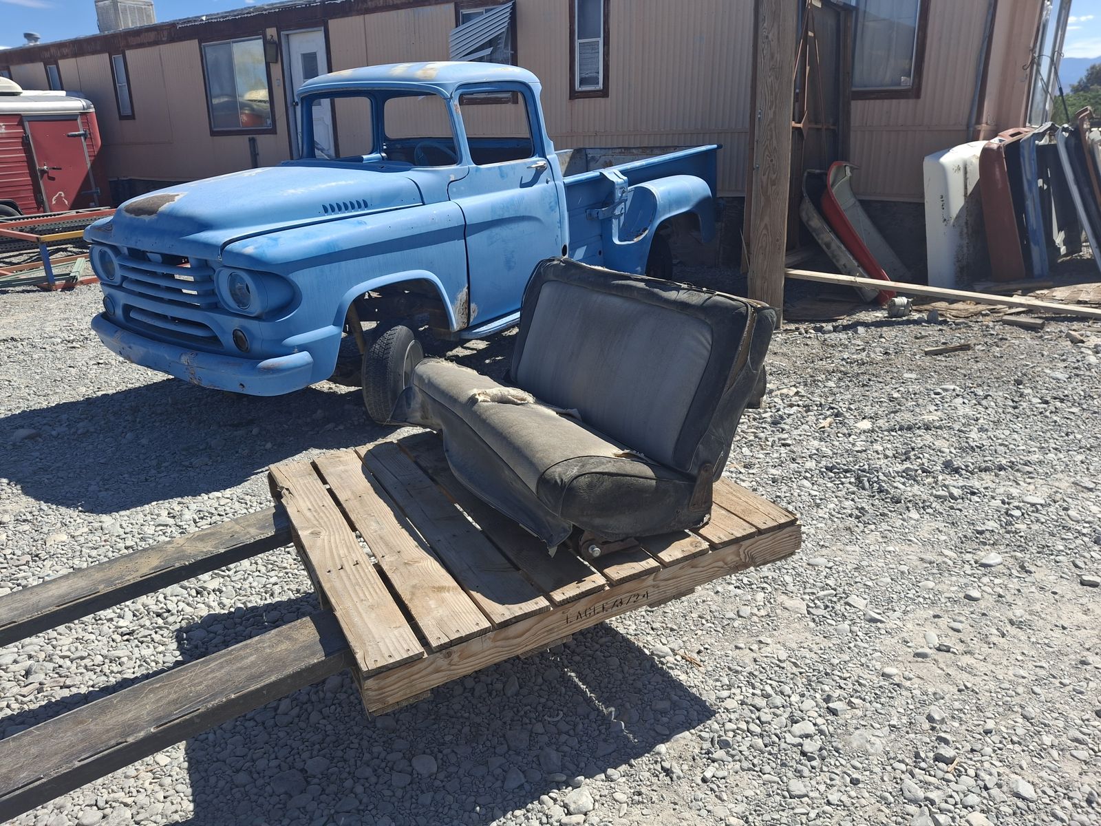 74-80 Dodge Ram charger rear seat & top