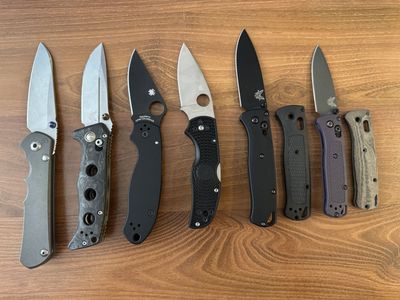 Benchmade, Spyderco, Chris Reeve