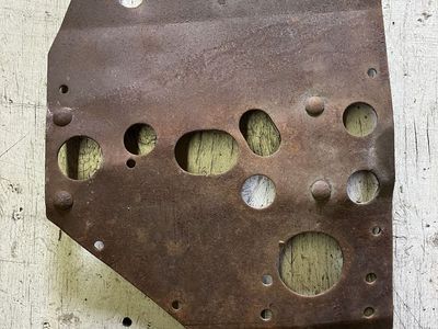 Early Willys Jeep CJ-2a, CJ-5, Etc. Original Transmission Skip Plate
