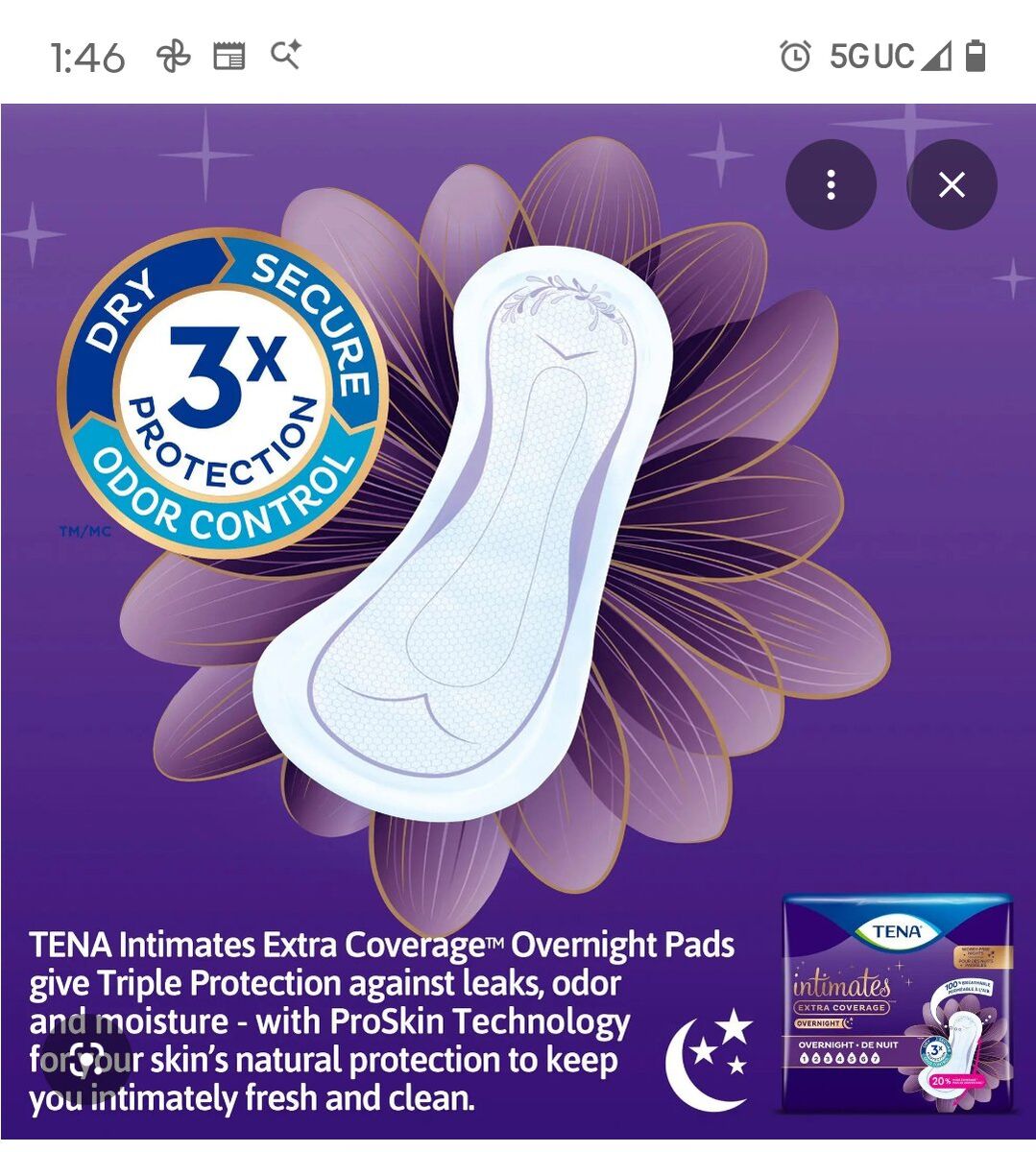 25% OFF STORE & AMAZON PRICES Tena Sensitive Care/