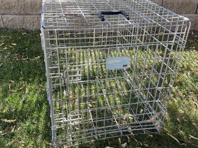 Pet Crate Dog Cat Animal Metal Wire Folding Travel Cage