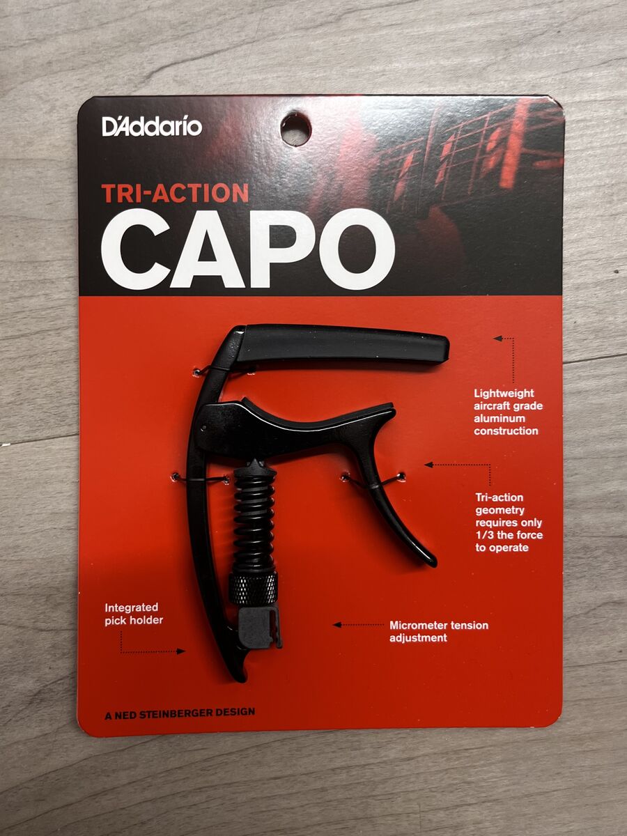 D'Addario Tri-Action Guitar Capo