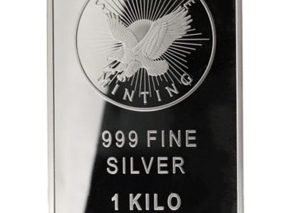 Kilo Bar .999 Pure Silver