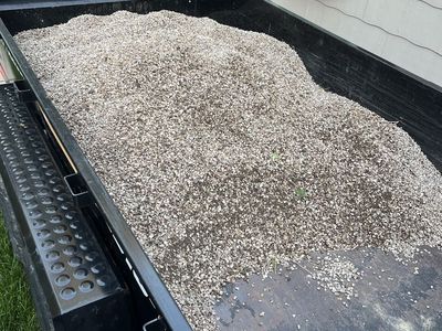 Pea Gravel - Between 1.5 and 2 yards