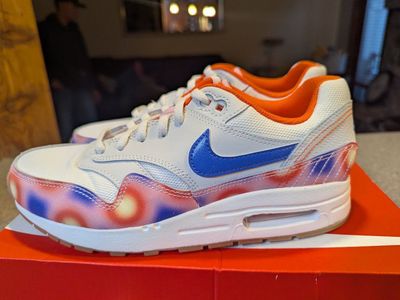 Nike Air Max 1 SE (GS) Sail/Football Grey-Blue Joy Kids' Sneakers Size 6Y FN7287 100