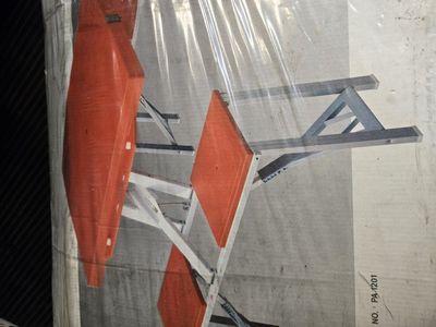 Portable camp table chair seat 4 new in box