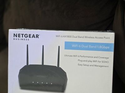 NETGEAR WAX204 WiFi 6 AX1800 Dual Band Wireless Access Point - Business SOHO