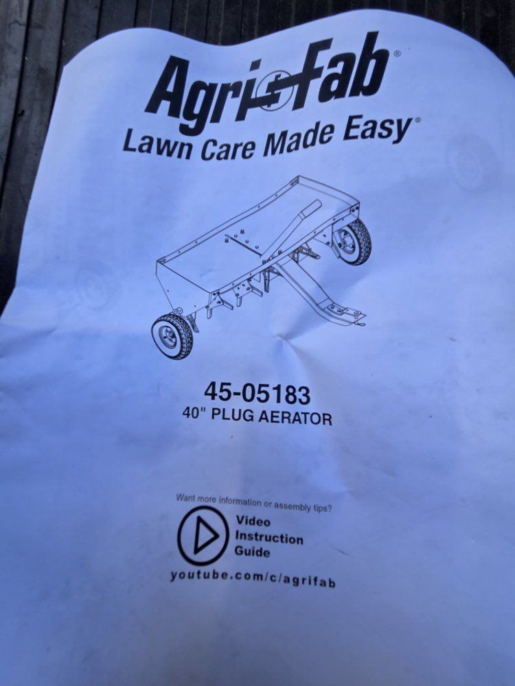 Agri-Fab 45-05183 40" Pull Behind Tow Plug Aerator