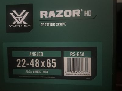 Vortex razor 22-48x65mm