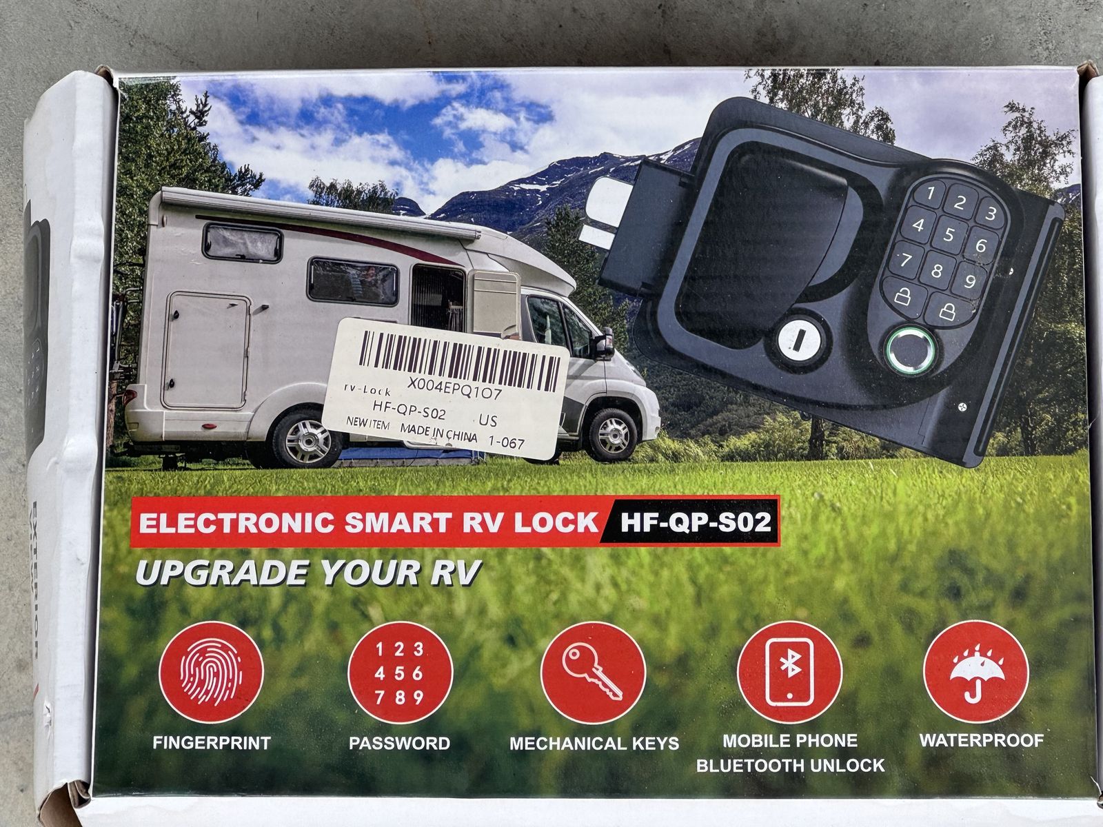 RV Smart Lock for door