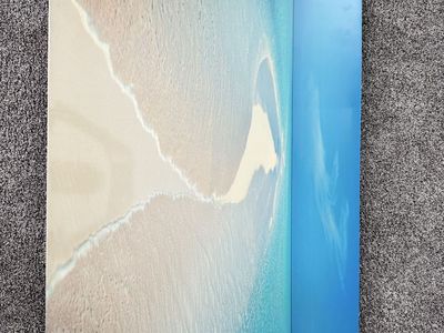 Stunning Aerial Beach & Ocean Art Print - Coastal Landscape Wall Decor