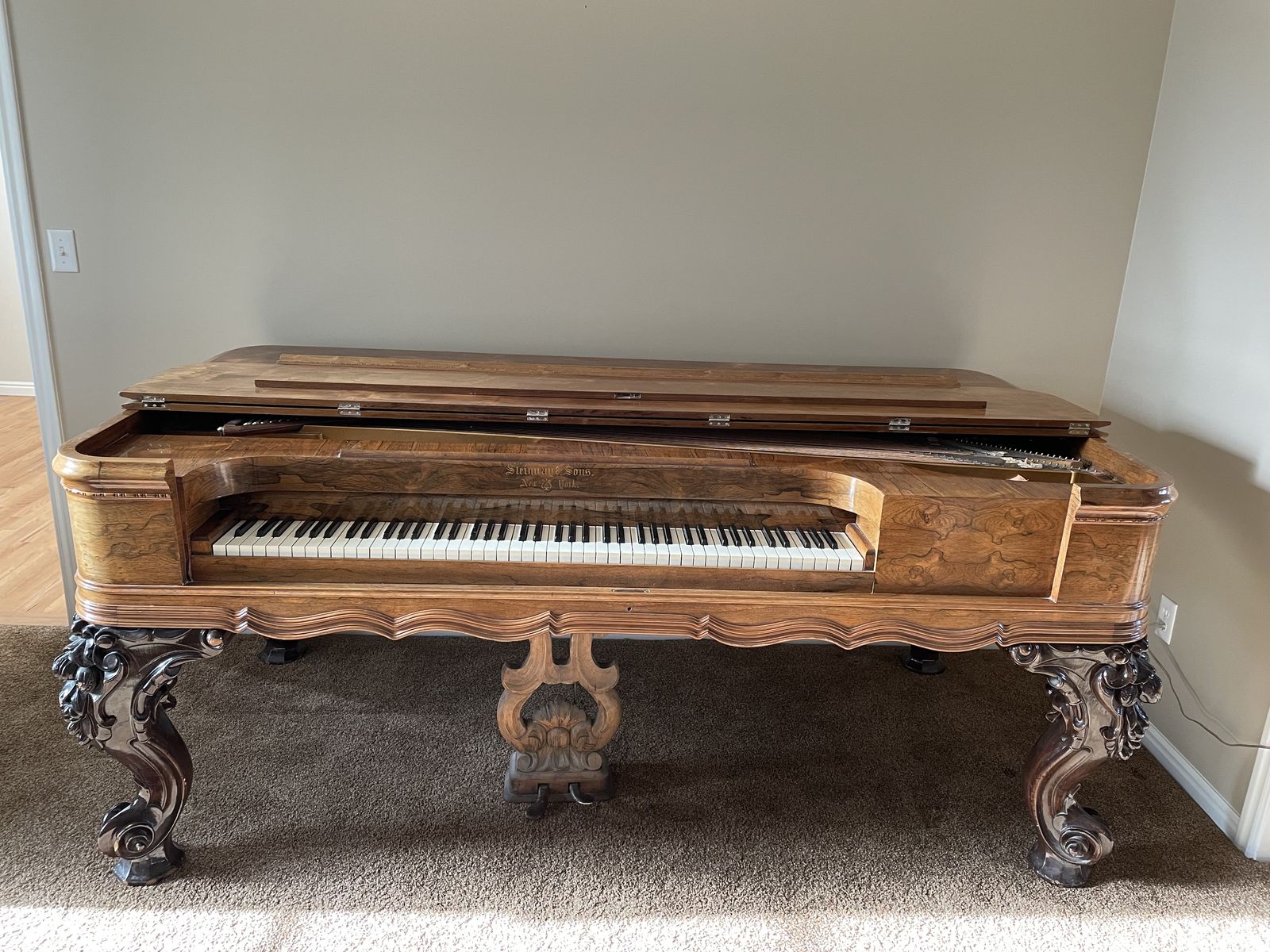 1862 Steinway & Sons Square Grand Piano