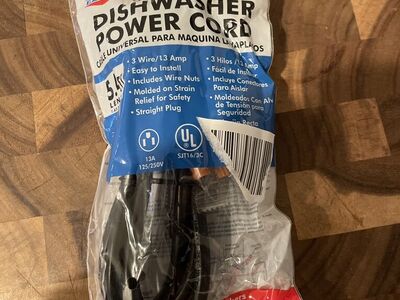 EZ FLO Universal Dishwasher Cord