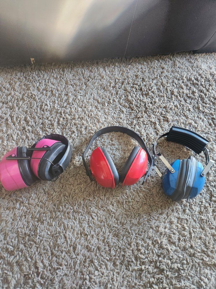 Lot of 3 Shooting Ear Muffs - Colt, Champion, Howard leight 