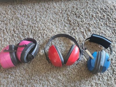 Lot of 3 Shooting Ear Muffs - Colt, Champion, Howard leight