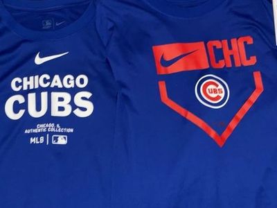 Nike dri-fit Chicago Cubs MLB Authentic Collection 1 short sleeve 1 Long Sleeve Shirt