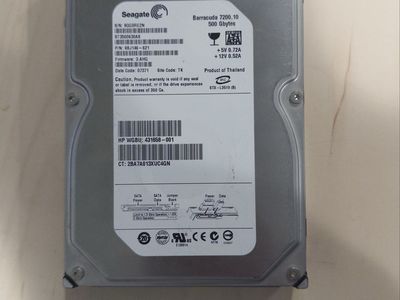 Seagate 500GB Hard Drive
