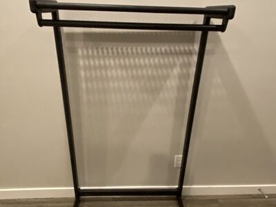 Quartet 36 Single Sided Garmet/ Coat Rack W/shelf