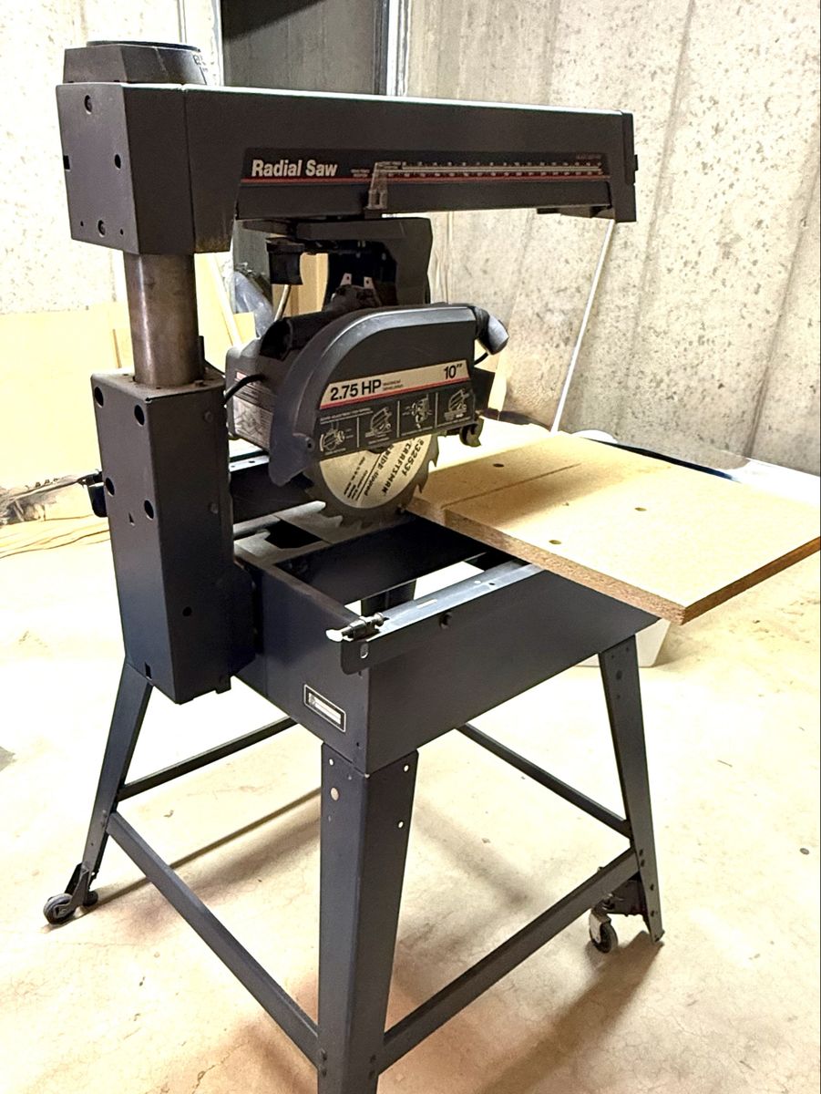 Craftsman 10" Radial Saw 2.75 HP - Heavy-Duty Woodworking Tool