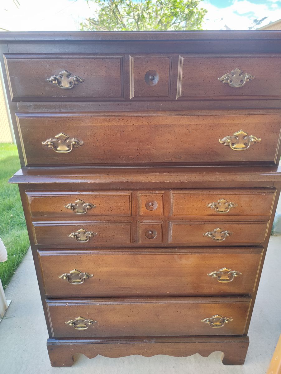 Antique Five Drawer Dresser