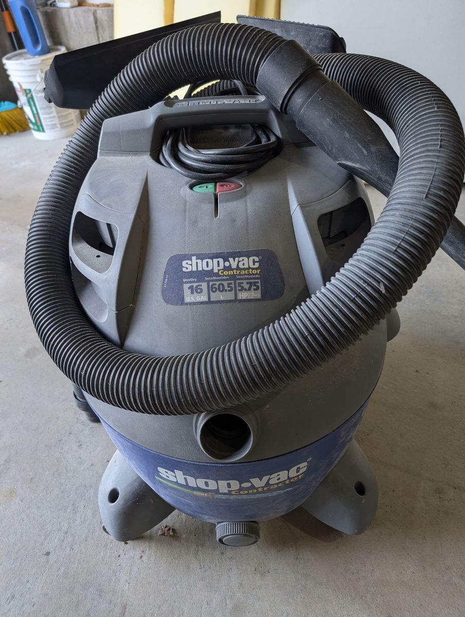 16 gallon shop vac wet/dry