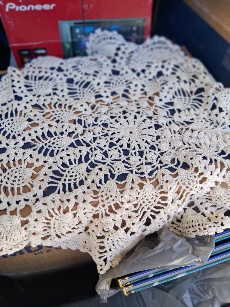 Vintage Handcrafted Crochet Doily 