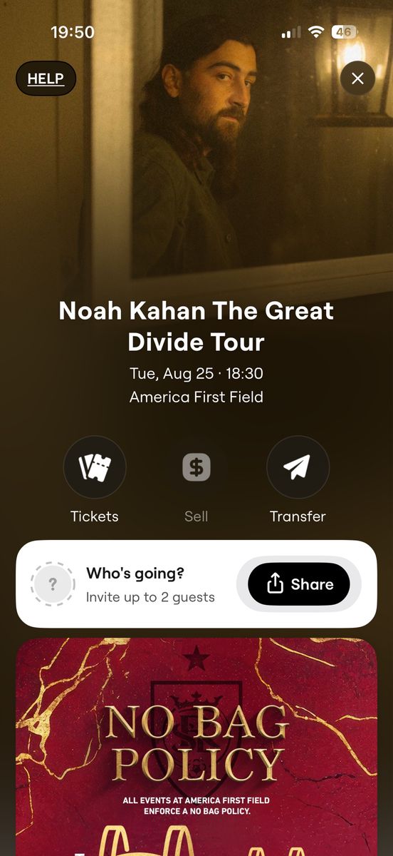 Noah Kahan tickets