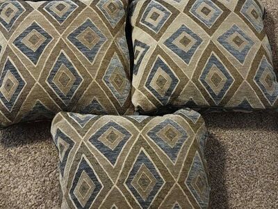 Eight New Couch Pillows (19"x19") from RC Willey