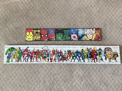 Marvel Comics Wall Art Signs – Set of 2