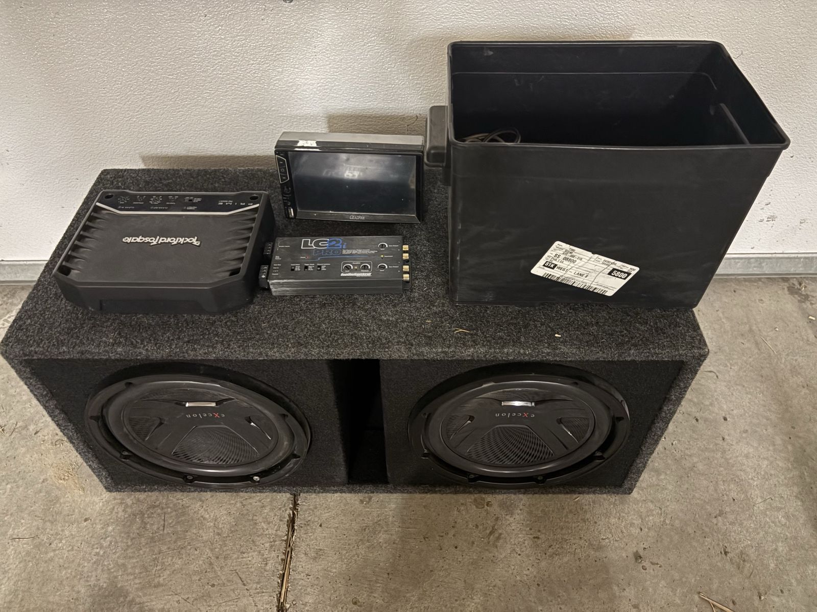 Two 10 In Subs With Everything You need