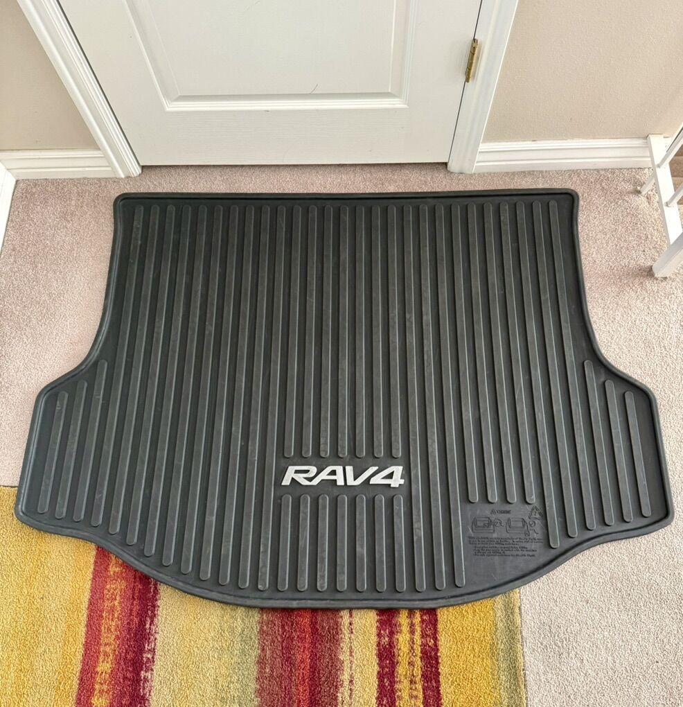 2013-18 Toyota RAV4 OEM Rear Cargo Rubber Mat