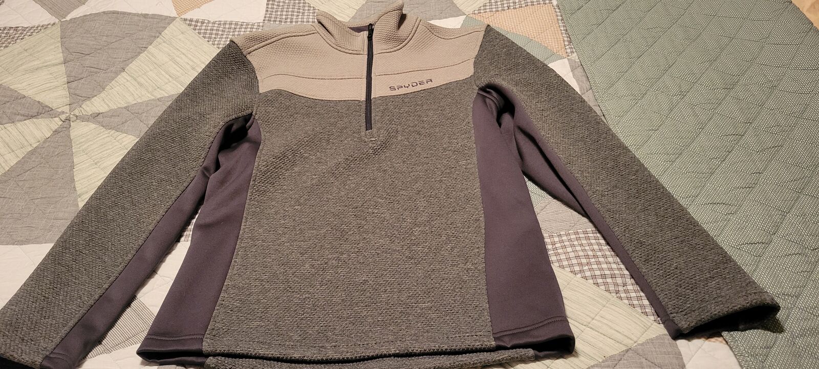 Spyder Encore Half Zip Fleece Jacket Mens Small NWOT