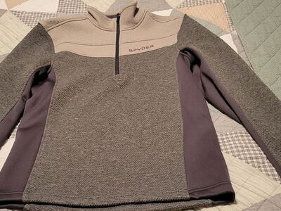 Spyder Encore Half Zip Fleece Jacket Mens Small NWOT