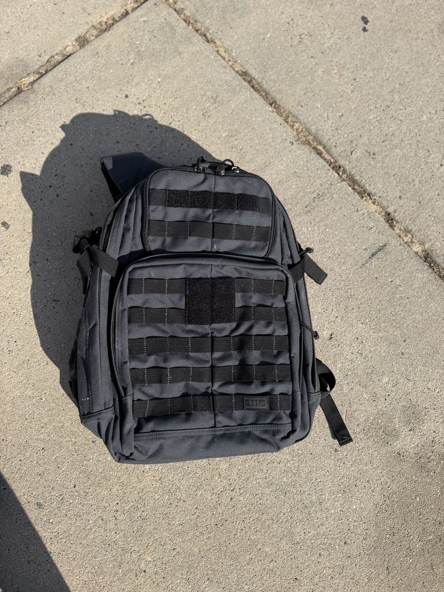 5.11 Tactical RUSH12 2.0 Backpack - Black, 24-Liter, Everyday Carry/Tactical Bag