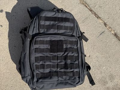 5.11 Tactical RUSH12 2.0 Backpack - Black, 24-Liter, Everyday Carry/Tactical Bag