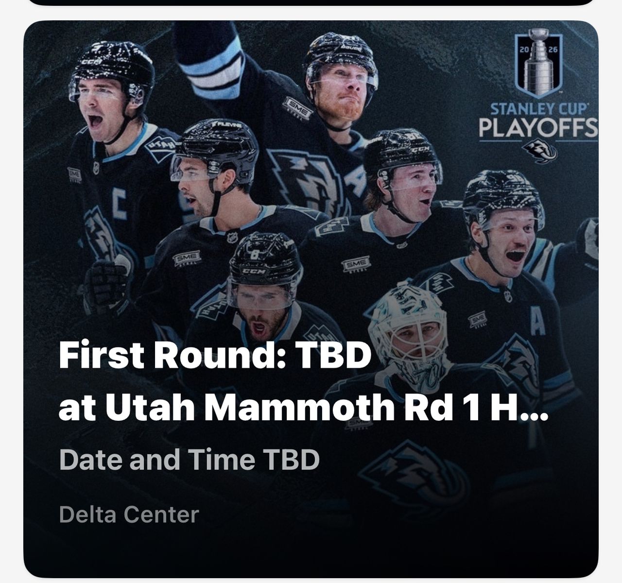 Mammoth playoff tickets